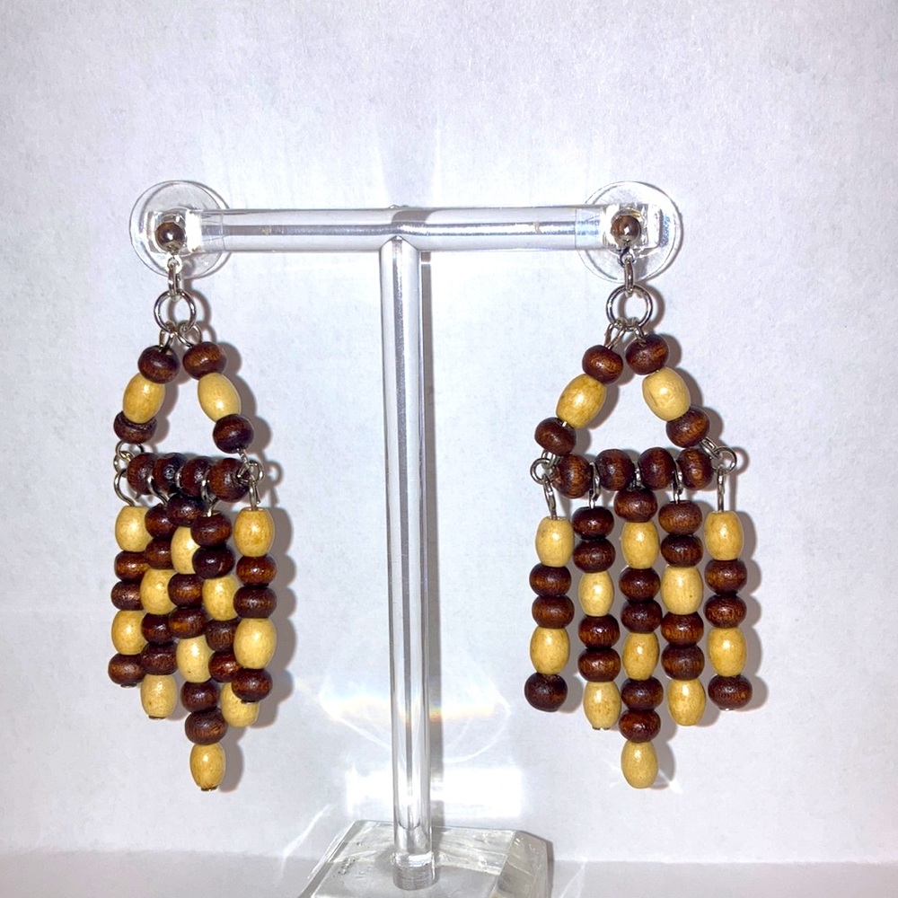Wood earrings